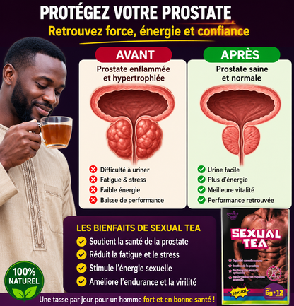 Thé Prostate & Vitalité – Soutien Naturel